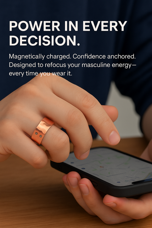 Forge Ring™ – Magnetic Confidence for Masculine Energy & Desire